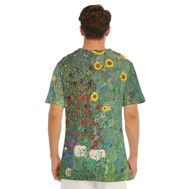 Gustav Klimt's Farm Garden with Sunflowers T-Shirt
