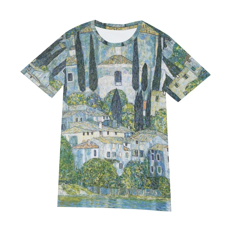 Gustav Klimt's Kirche in Cassone T-Shirt