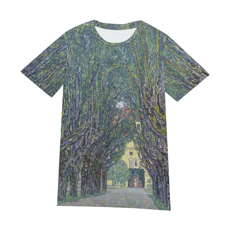 Allee at Schloss Kammer Gustav Klimt T-Shirt