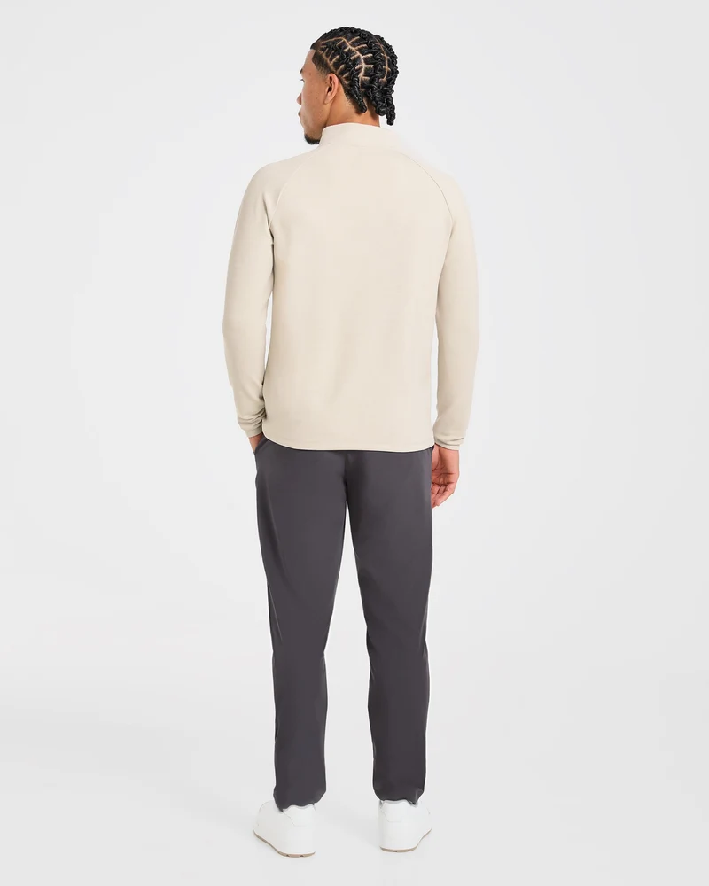 Precision Hybrid 1/4 Zip Pullover - Sand
