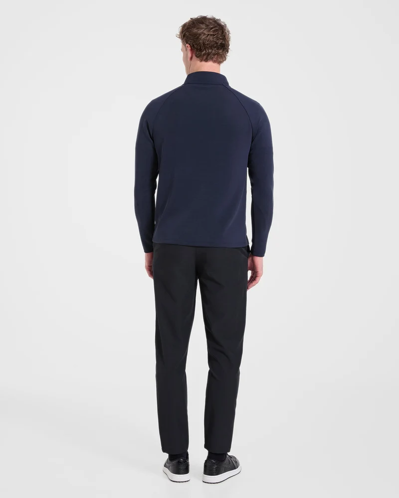 Precision Hybrid 1/4 Zip Pullover - Navy