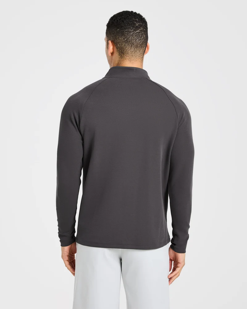 Precision Hybrid 1/4 Zip Pullover - Charcoal