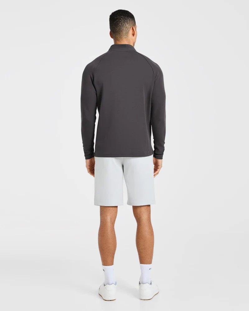 Precision Hybrid 1/4 Zip Pullover - Charcoal