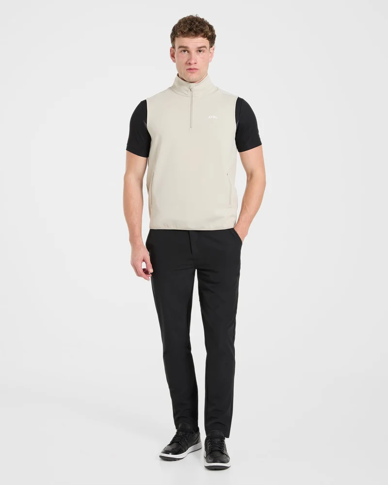 Precision 1/4 Zip Vest - Sand