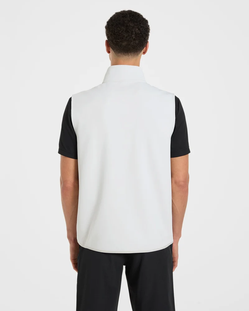 Precision 1/4 Zip Vest - Ice Grey