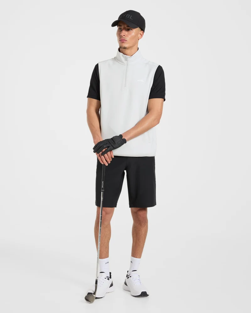 Precision 1/4 Zip Vest - Ice Grey