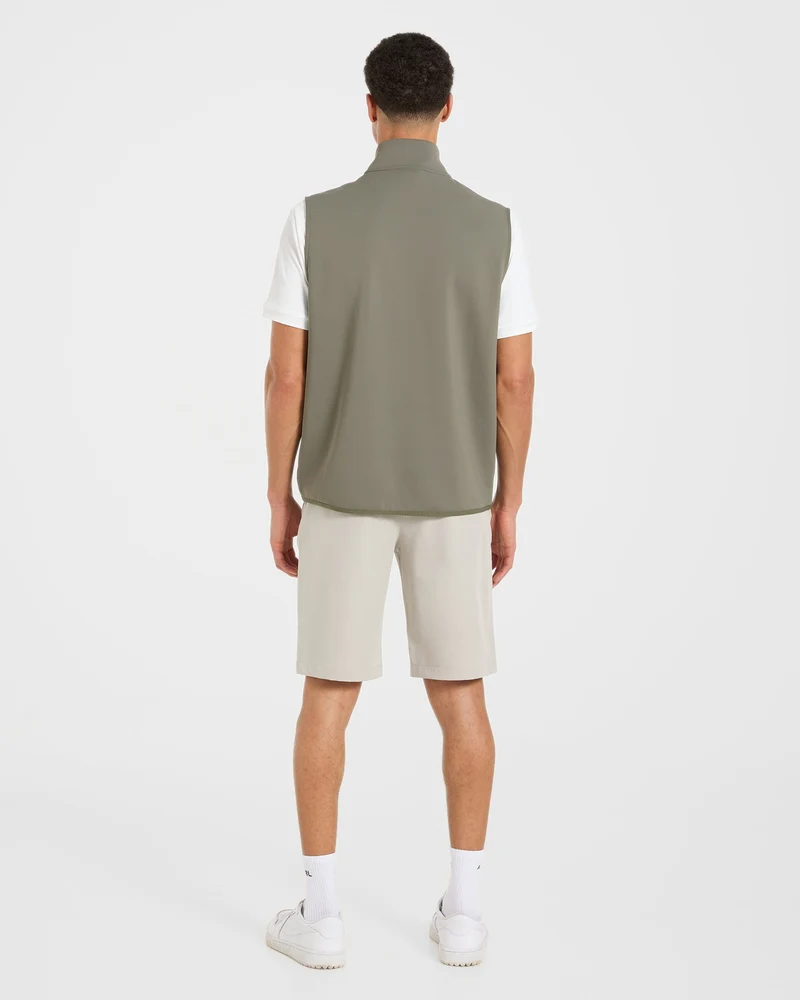 Precision 1/4 Zip Vest - Deep Sage