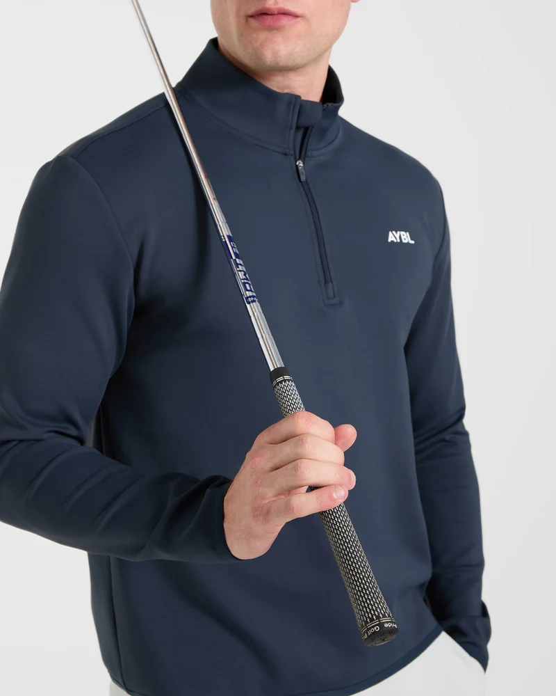 Precision 1/4 Zip Pullover - Navy Blue