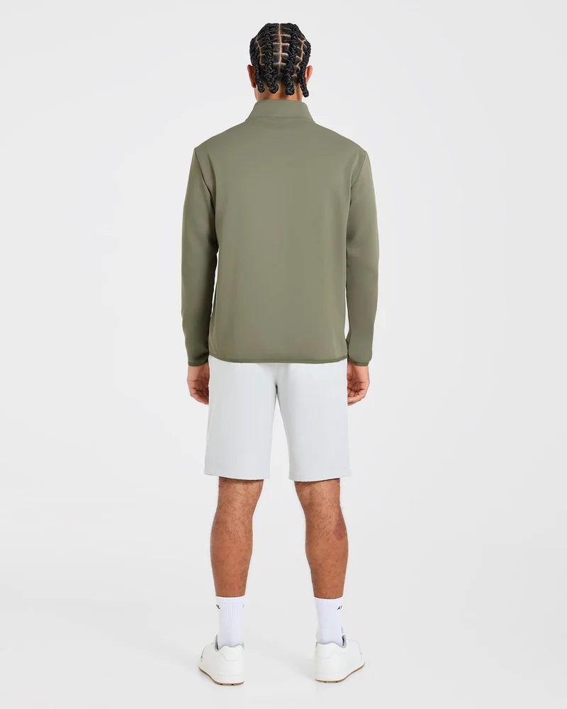 Precision 1/4 Zip Pullover - Deep Sage
