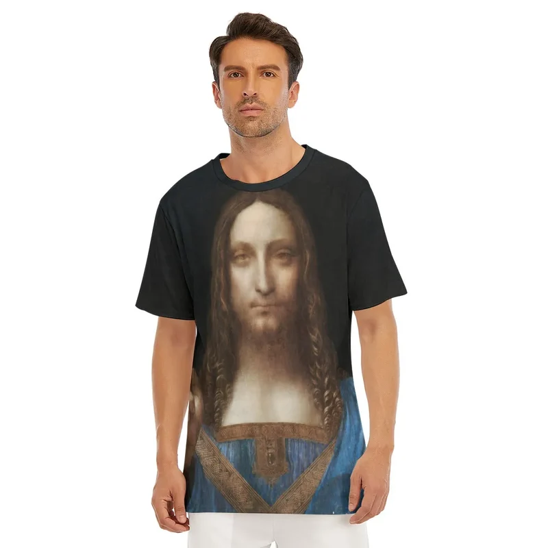 Salvator Mundi by Leonardo da Vinci T-Shirt