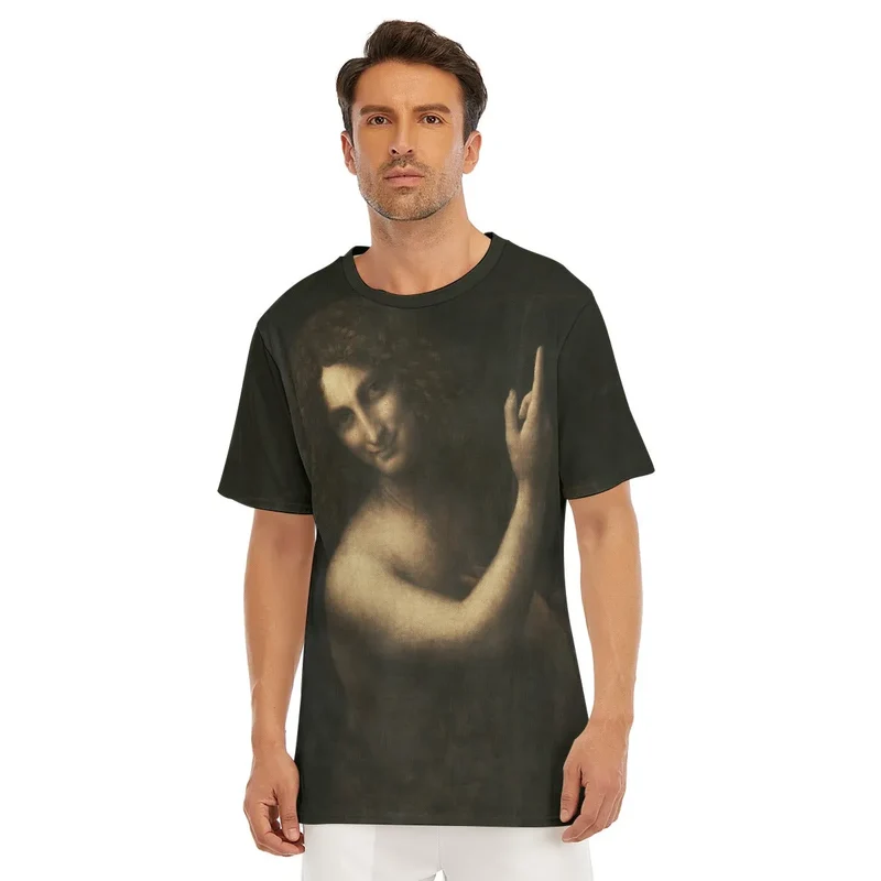 Saint John the Baptist Leonardo Da Vinci T-Shirt