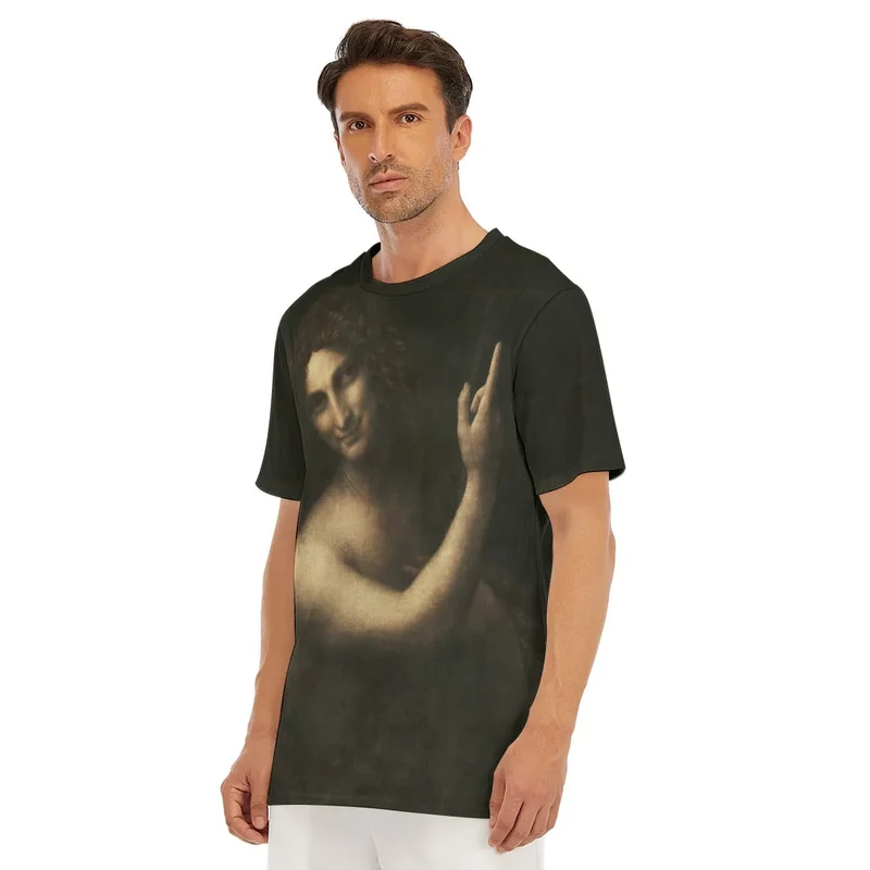 Saint John the Baptist Leonardo Da Vinci T-Shirt