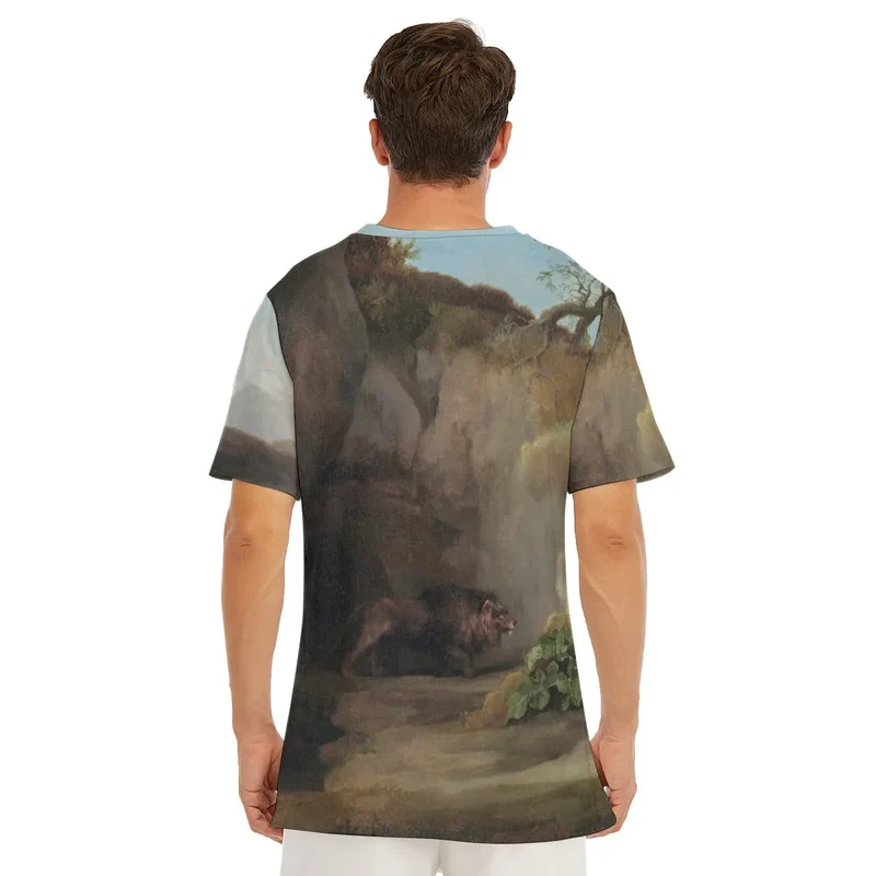Horse Frightened by a Lion George Stubbs T-Shirt