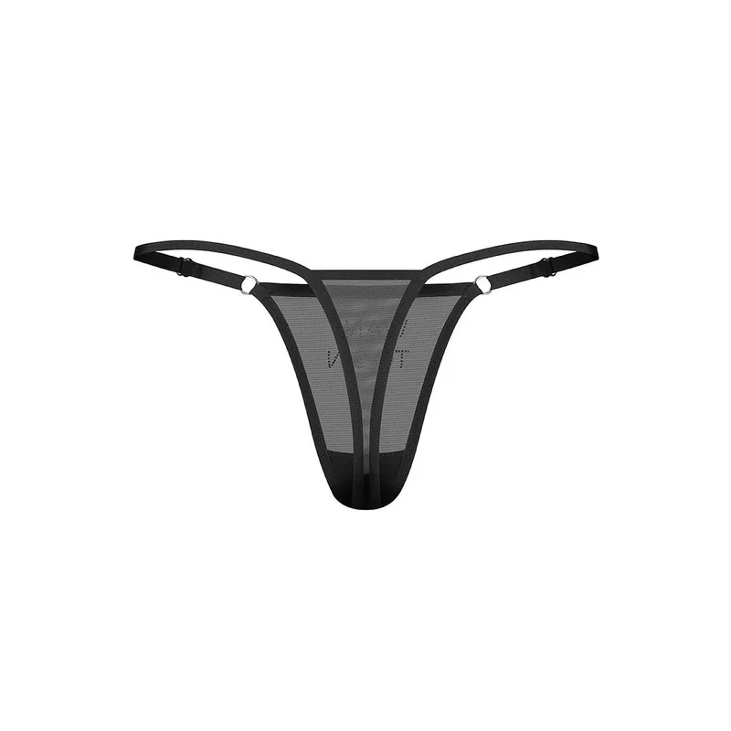 Strings transparents zircon ajustables modernes Violami Sin femme