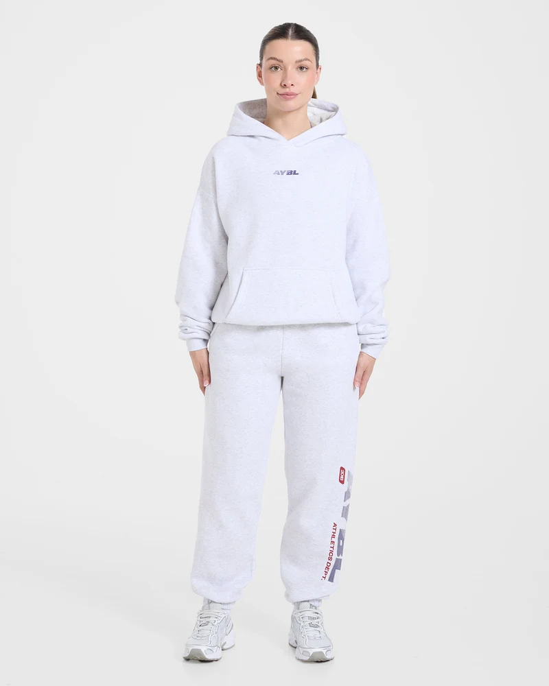 Athletics Dept Oversized Hoodie - Gris Marl