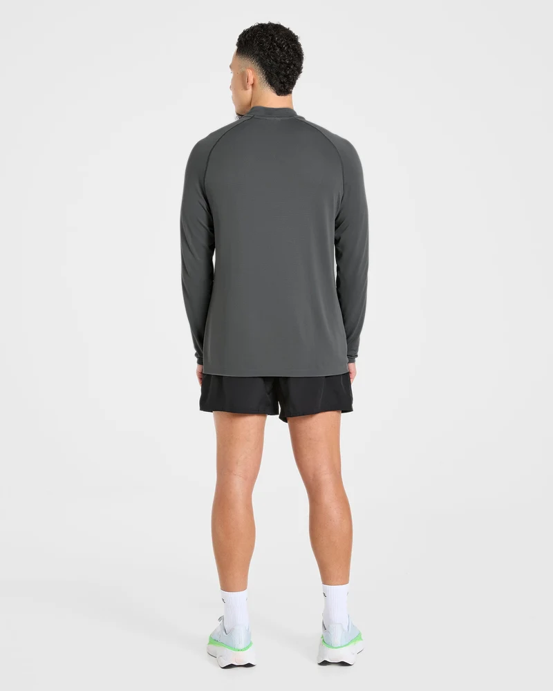 Attain Seamless 1/2 Zip Pullover - Storm Gris