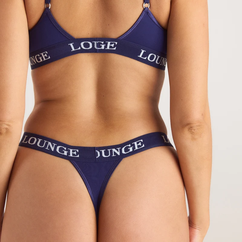 Soutien-gorge Bamboo Triangle - Bleu Marine