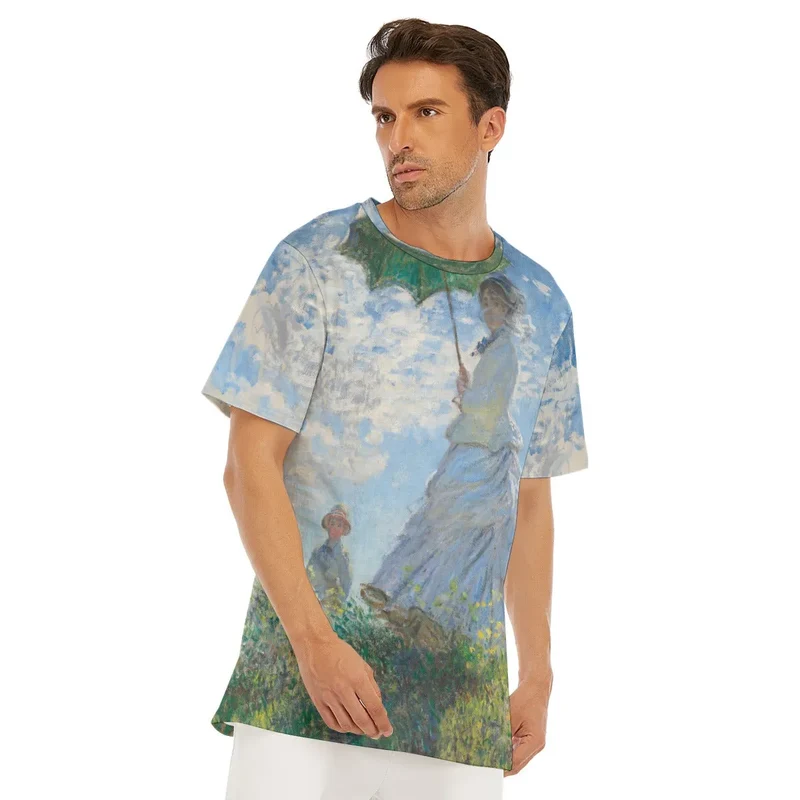 Woman with a Parasol Claude Monet T-Shirt