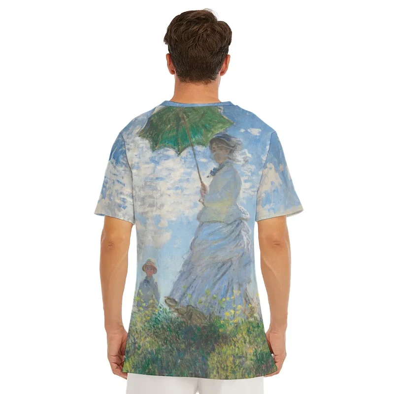 Woman with a Parasol Claude Monet T-Shirt