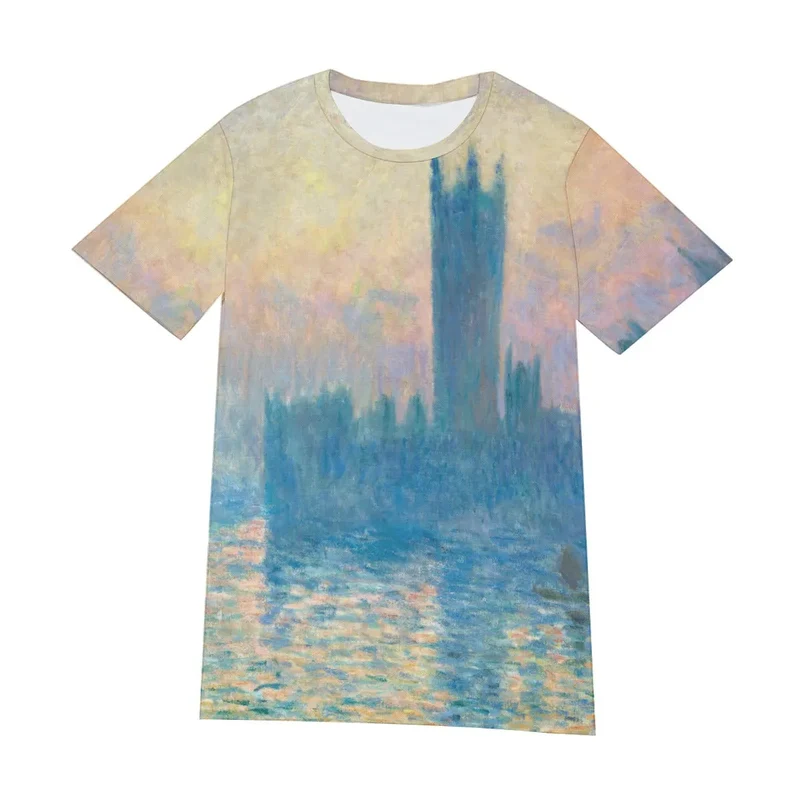 The Houses of Parliament by Claude Monet T-Shirt