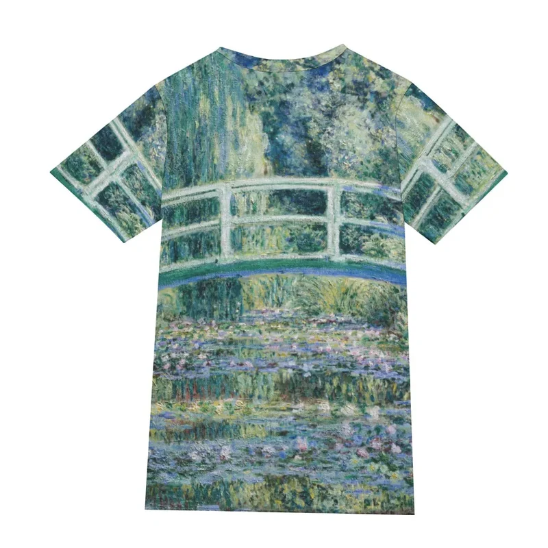 Water Lilies and Japanese Bridge by Claude Monet T-Shirt