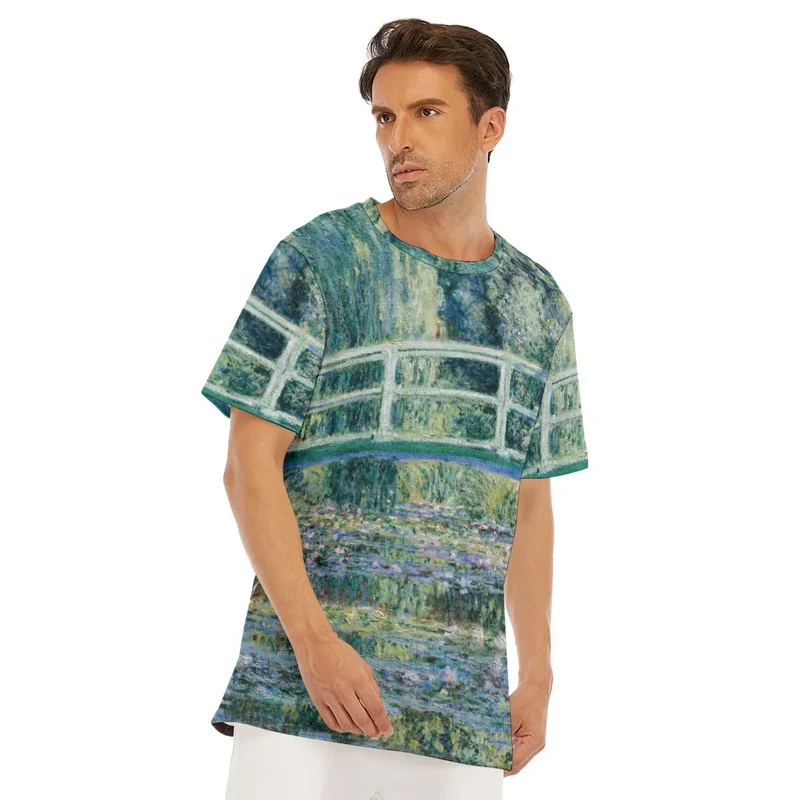 Water Lilies and Japanese Bridge by Claude Monet T-Shirt
