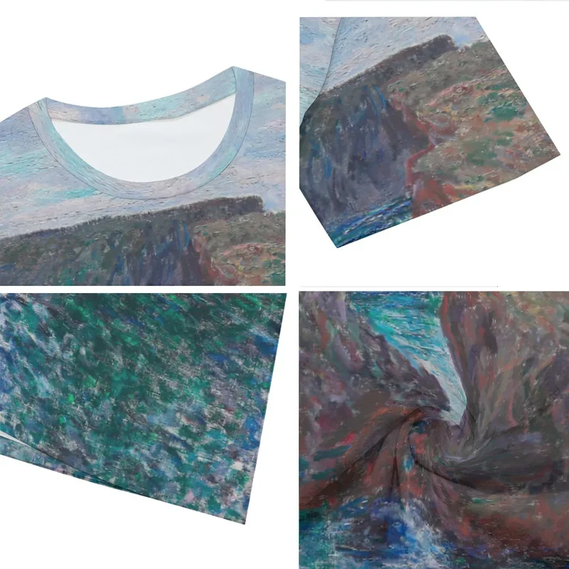 Belle-Ile Rocks at Port-Goulphar by Claude Monet T-Shirt