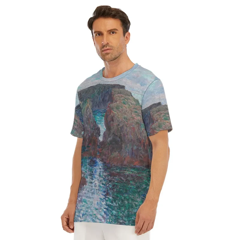 Belle-Ile Rocks at Port-Goulphar by Claude Monet T-Shirt