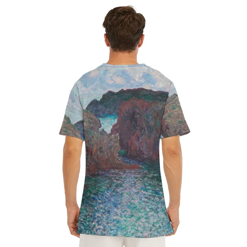 Belle-Ile Rocks at Port-Goulphar by Claude Monet T-Shirt