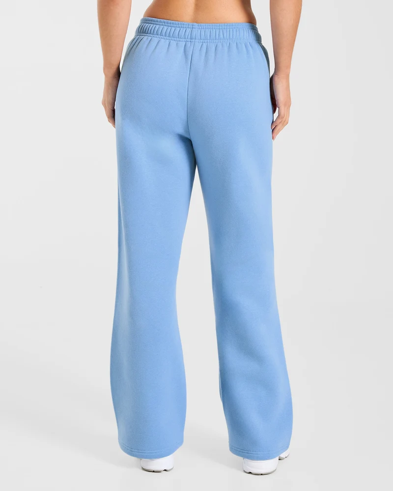 AYBL Club Oversized Straight Leg Joggers - Bleu