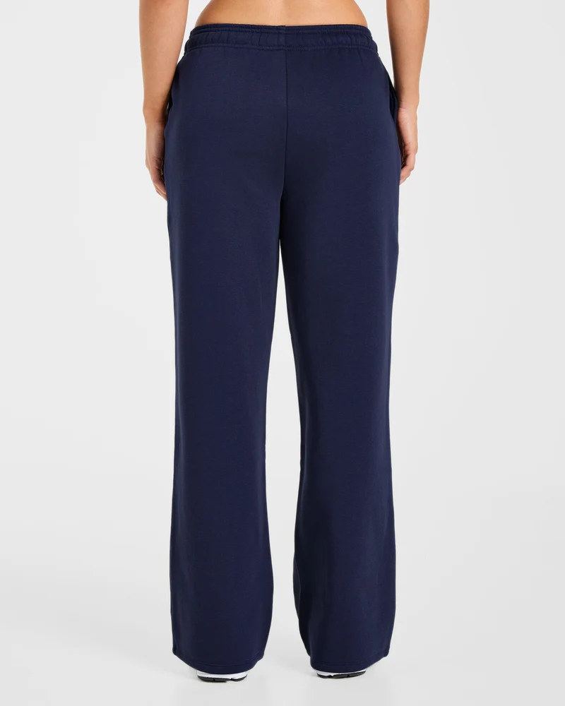 Lifestyle Oversized Straight Leg Joggers - Navy