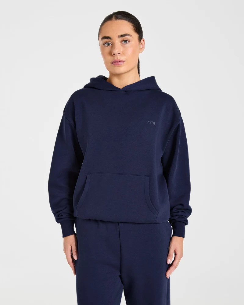 Lifestyle Oversized Hoodie - Navy