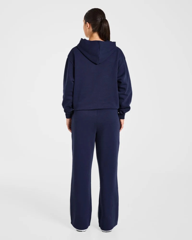 Lifestyle Oversized Hoodie - Navy