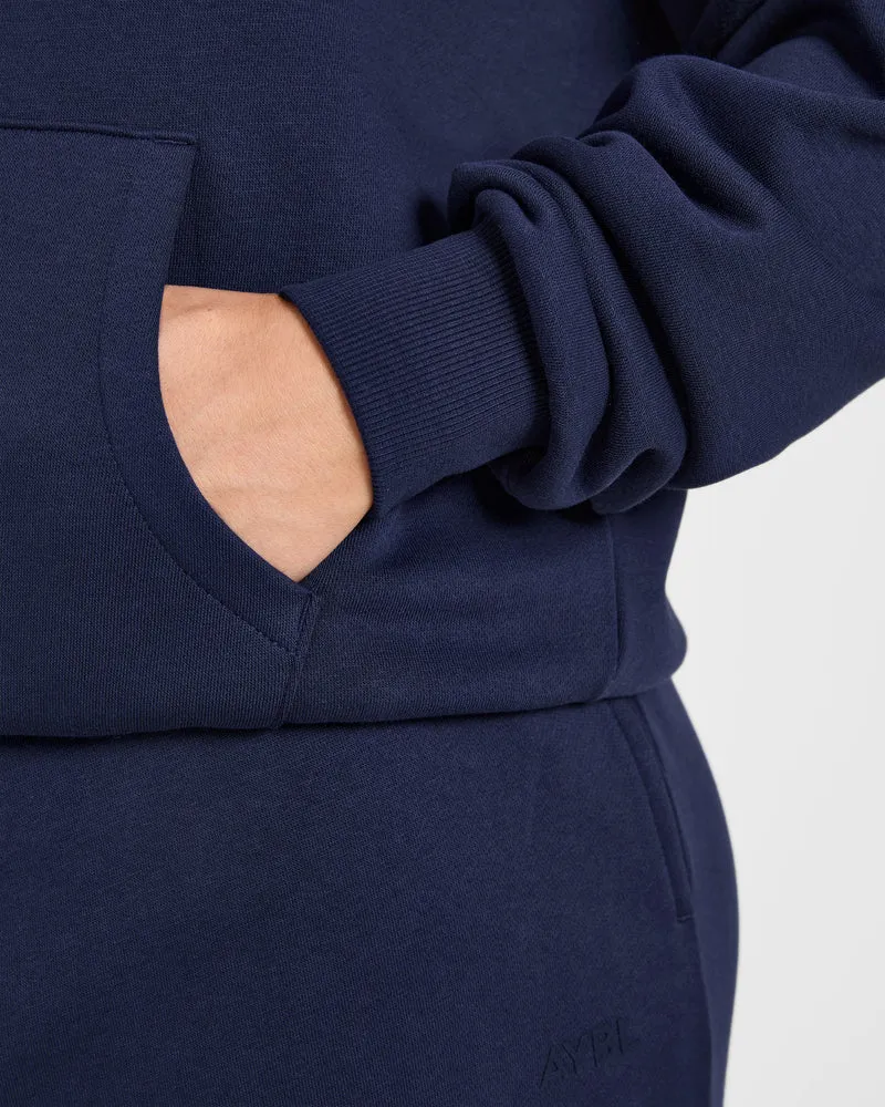 Lifestyle Oversized Hoodie - Navy