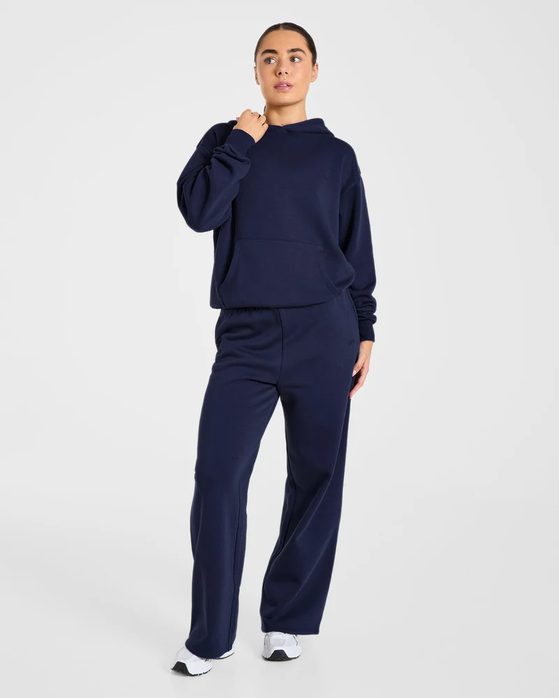 Lifestyle Oversized Hoodie - Navy