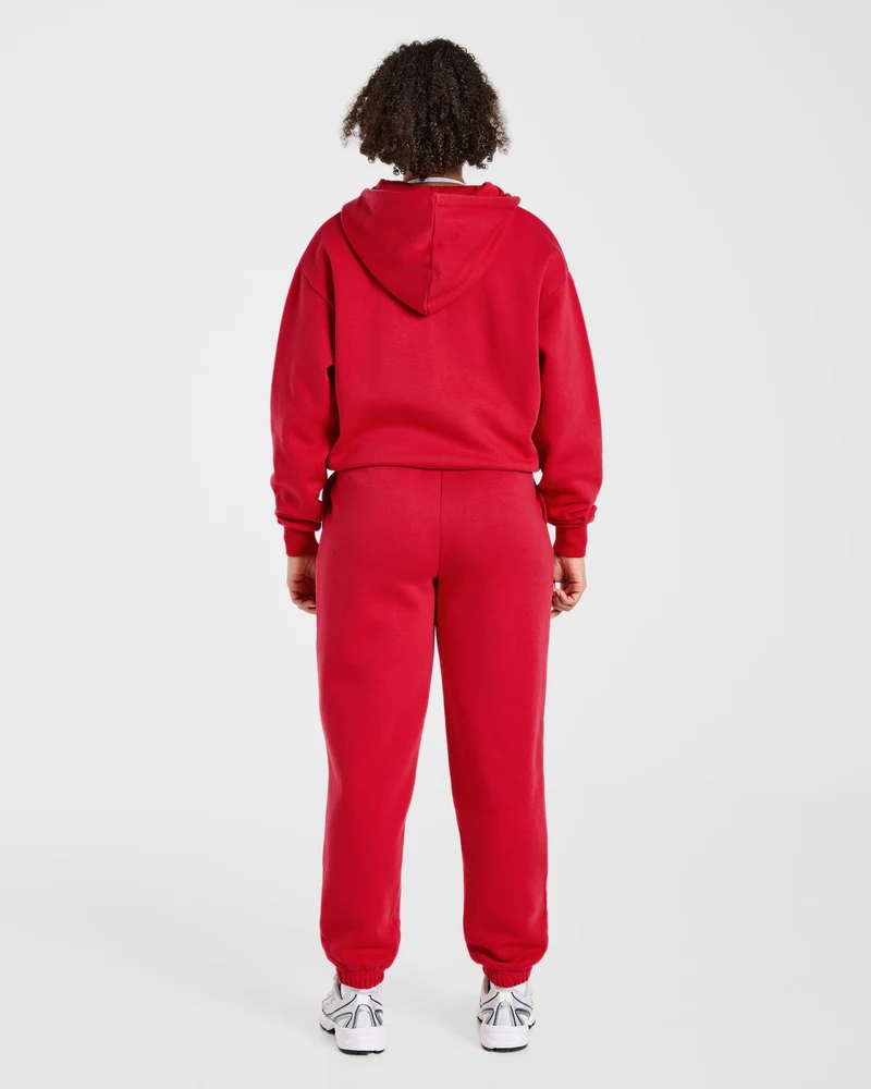 Lifestyle Oversized Joggers - Rouge