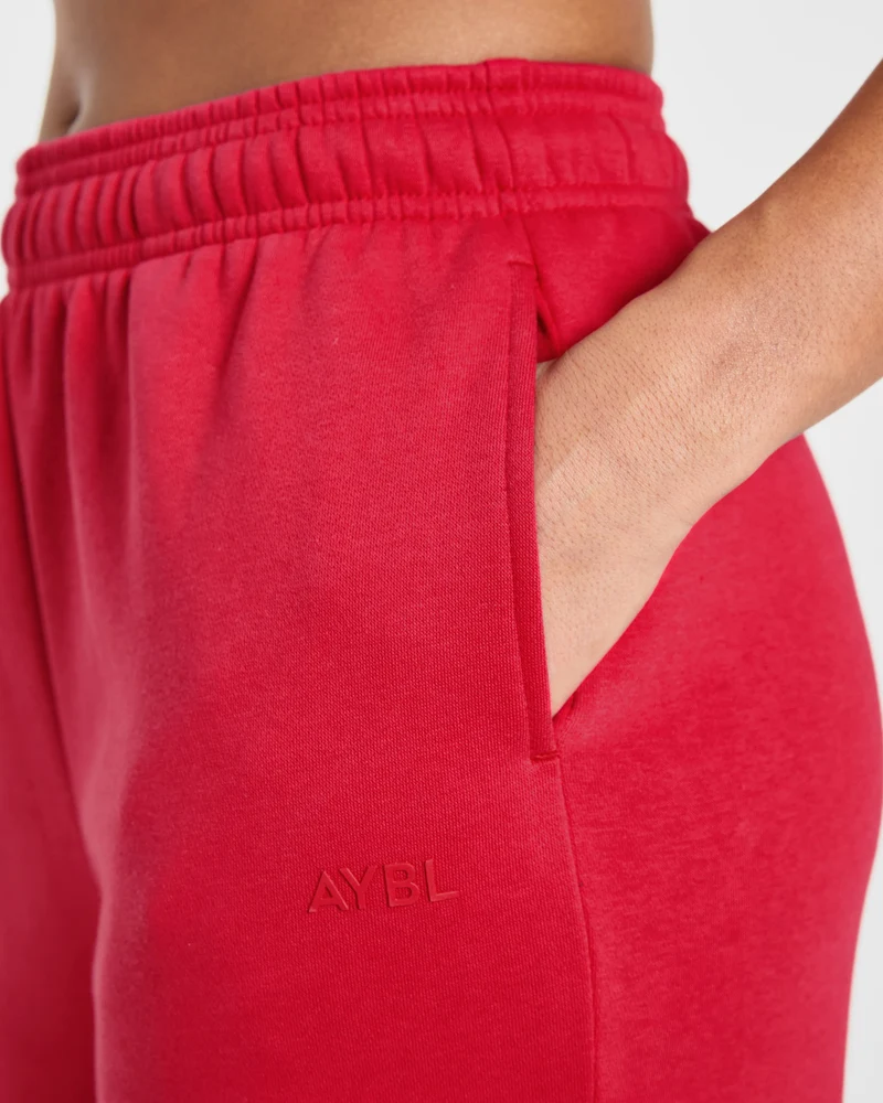 Lifestyle Oversized Joggers - Rouge