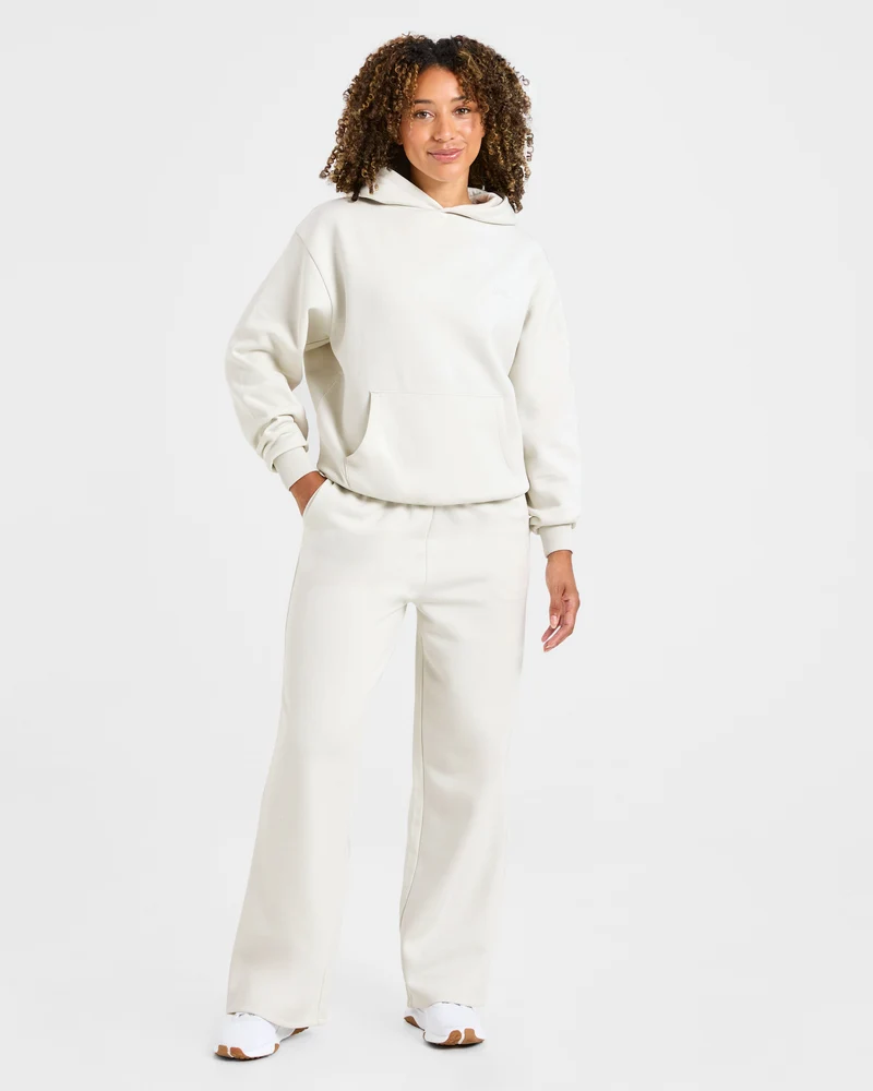 Lifestyle Oversized Hoodie - Off Blanc
