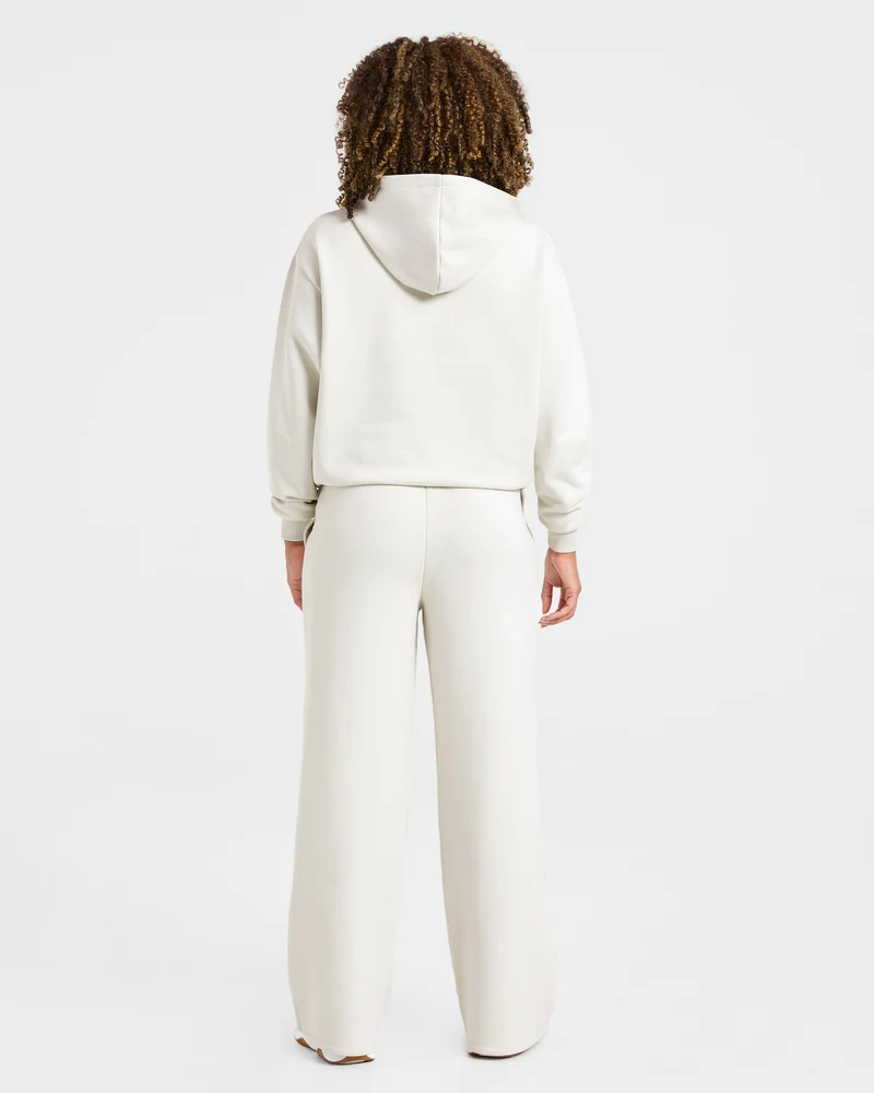 Lifestyle Oversized Hoodie - Off Blanc