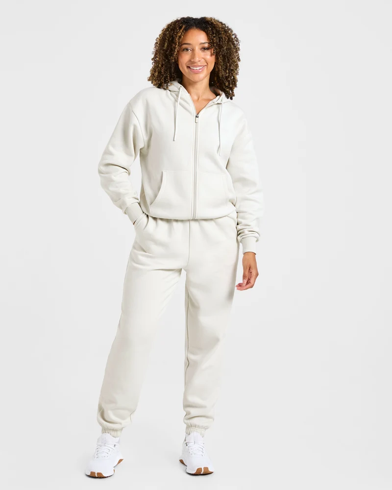 Lifestyle Oversized Joggers - Off Blanc