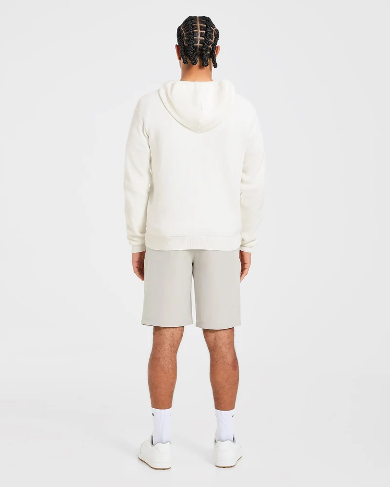 Golf Club Knitted Hoodie - Off Blanc