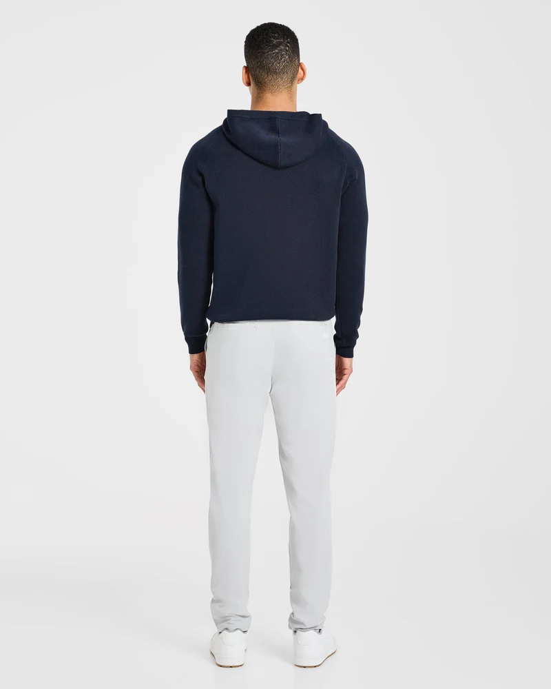 Golf Club Knitted Hoodie - Navy