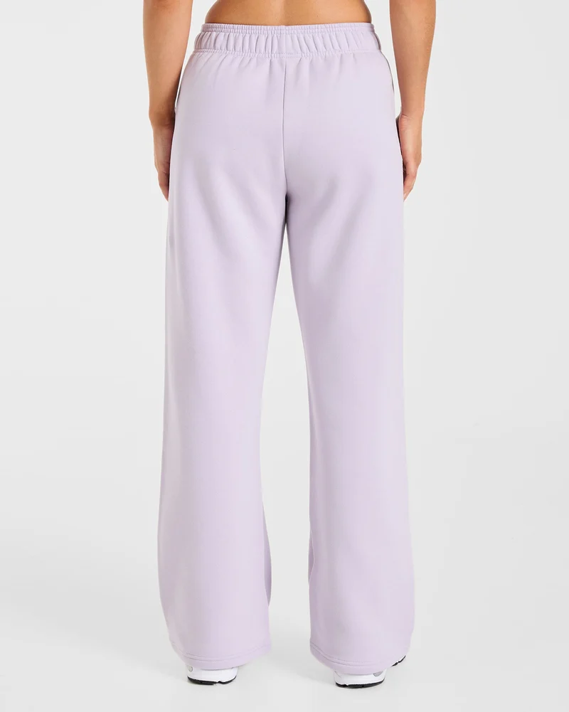 Varsity 2.0 Oversized Straight Leg Joggers - Lilac