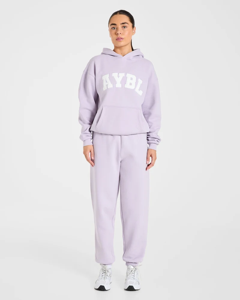 Varsity 2.0 Oversized Joggers - Lilac