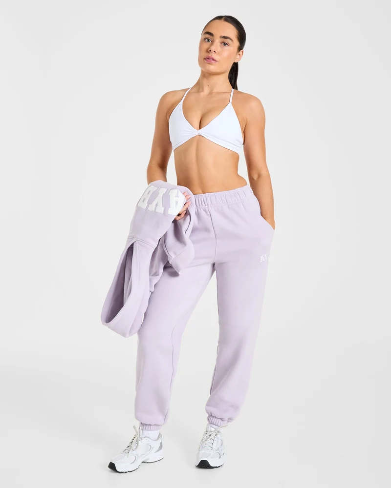 Varsity 2.0 Oversized Joggers - Lilac