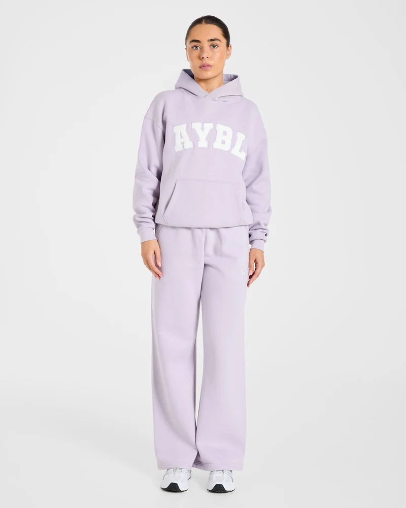 Varsity 2.0 Oversized Hoodie - Lilac