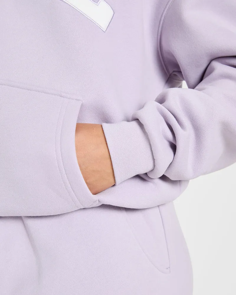 Varsity 2.0 Oversized Hoodie - Lilac