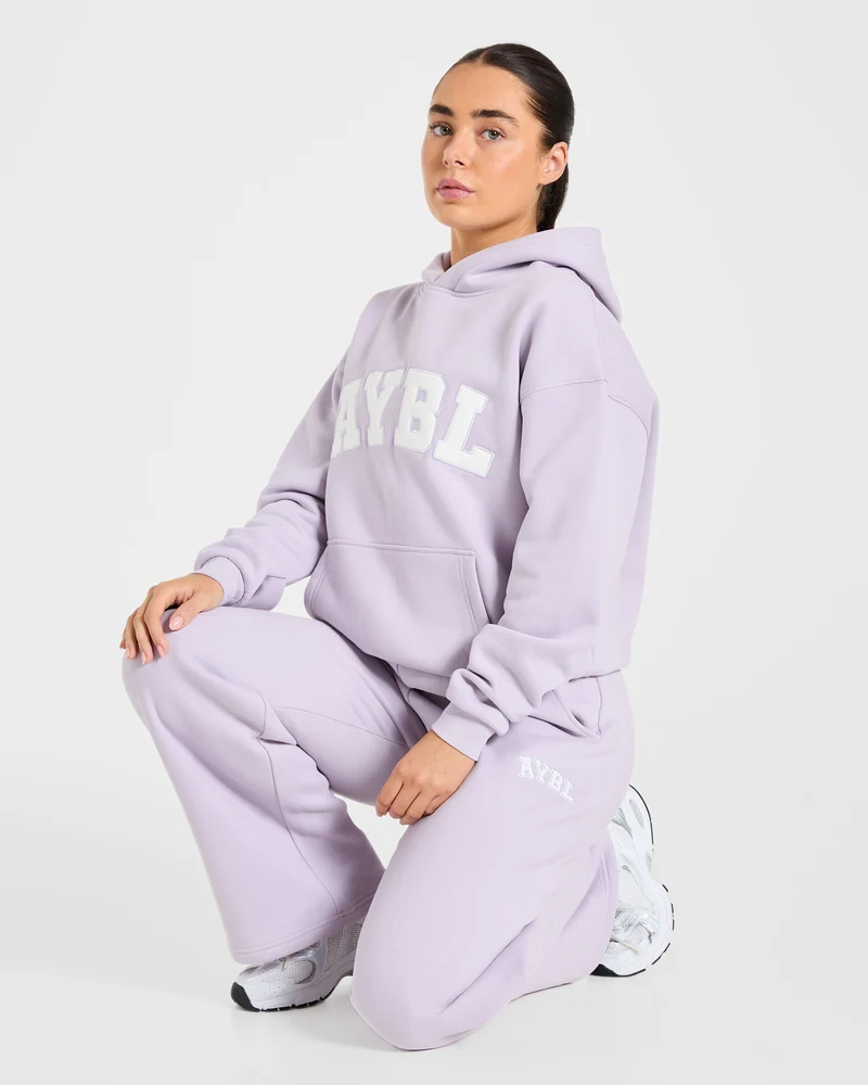 Varsity 2.0 Oversized Hoodie - Lilac