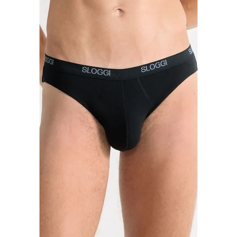 Slip coton doux homme confort taille basse Sloggi mini classique