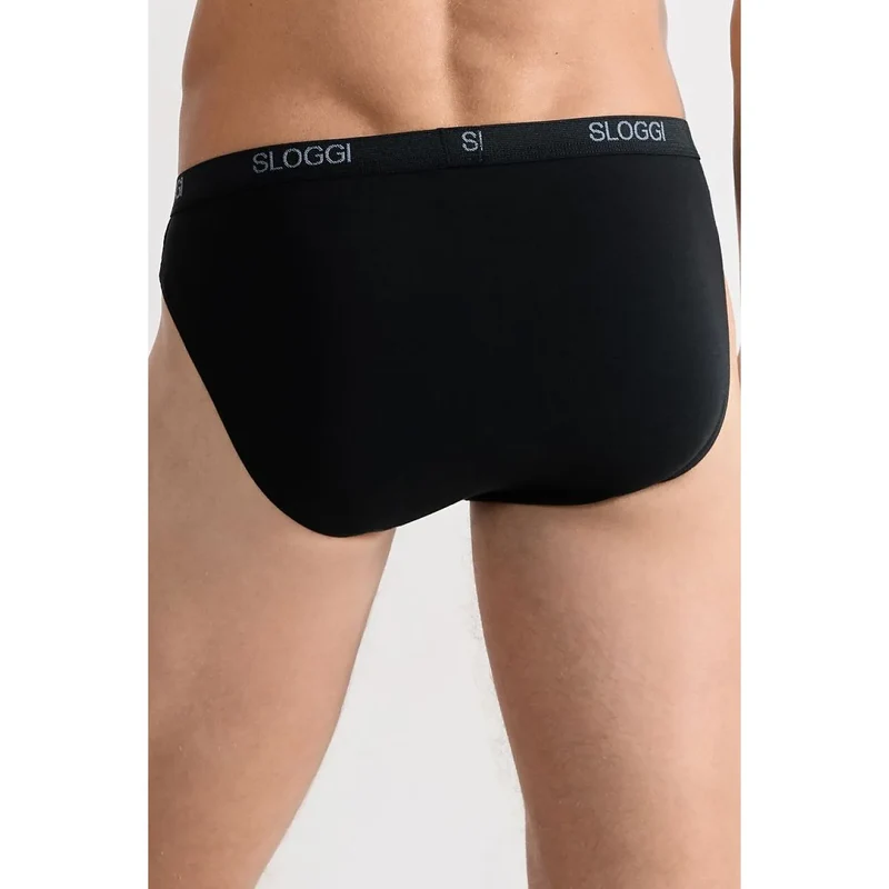 Slip coton doux homme confort taille basse Sloggi mini classique